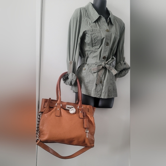 Michael Kors Hamilton Leather Bag - Picture 6 of 12